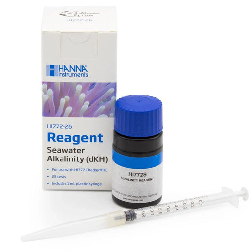 Hanna HC Reagents HI772-26 Marine Alkalinity ® (dKH) - Ocean Reefs Marine Aquariums