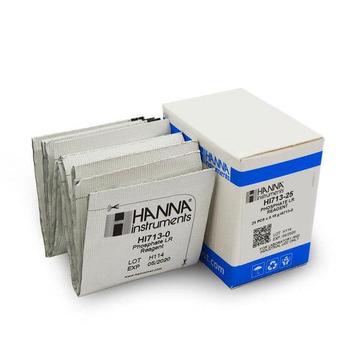 Hanna HI713-25 Reagents - Phosphate Low Range Checker® - Ocean Reefs Marine Aquariums