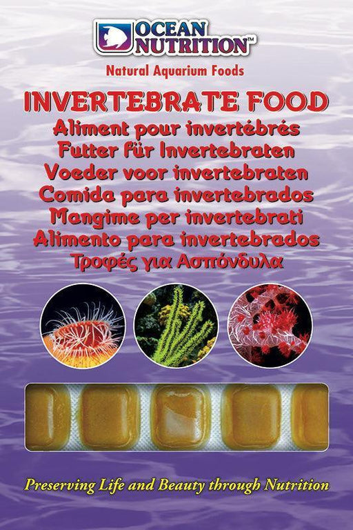 Ocean Nutrition Frozen Invertebrate Food - Ocean Reefs Marine Aquariums