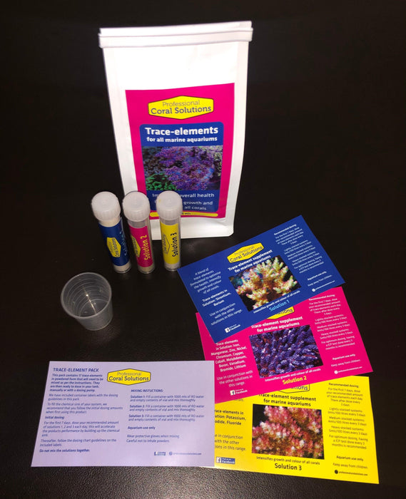 PCS Trace Element Pack - Ocean Reefs Marine Aquariums