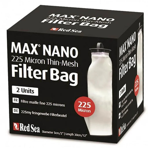 Red Sea Max Nano Thin Mesh 225 Micron Filter Sock 2 Pack - Ocean Reefs Marine Aquariums